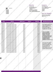 Permanent TSB Statement