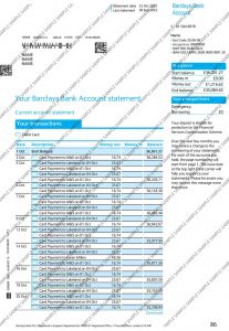 Santander UK Statement